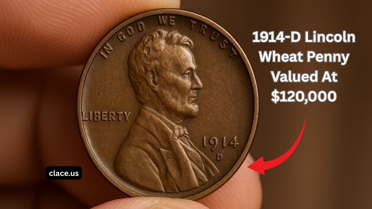 Rare 1914-D Lincoln Wheat Penny Valued At $120,000 - Still In Circulation?