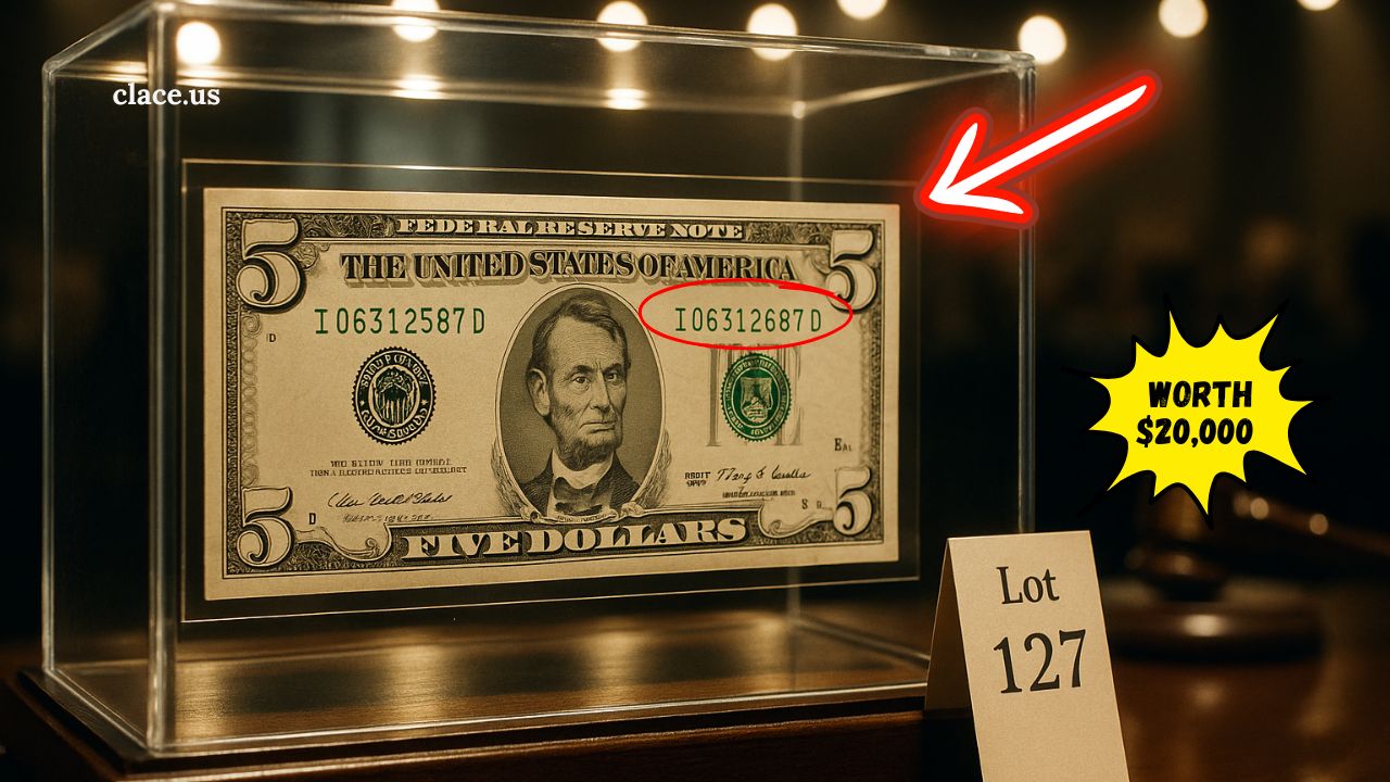 This Rare $5 Bill With A Mismatched Serial Number Could Fetch You $20,000